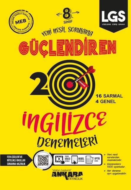 8. Sınıf LGS İngilizce Güçlendiren 20 Deneme