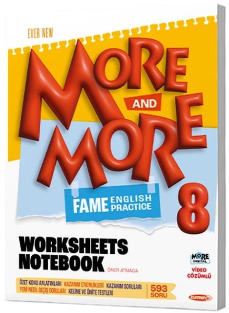 8. Sınıf LGS More More Worksheets Notebook