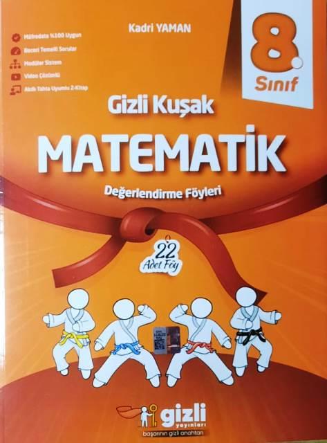 8. Sınıf LGS  Matematik Soru Bankası Gizli Kuşak Serisi