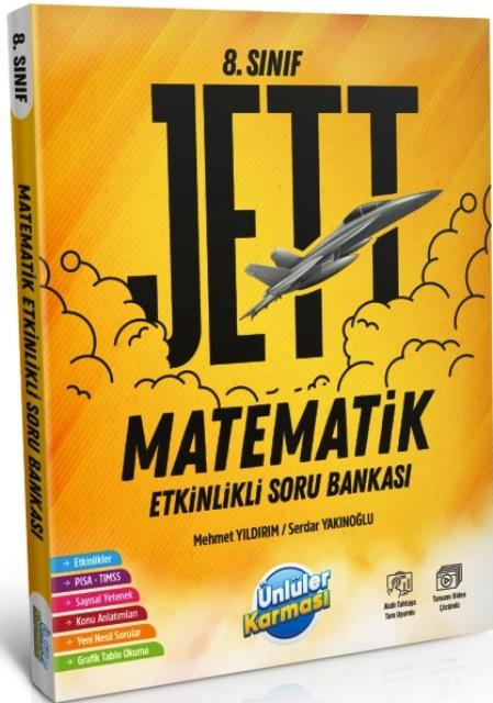 8. Sınıf LGS Matematik JETT Etkinlikli Soru Bankası