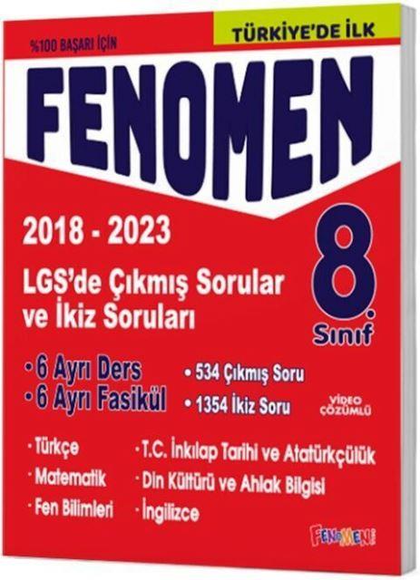 8.Sınıf LGS Çıkmış Sorular ve İkiz Soruları Seti (6 Kitap)