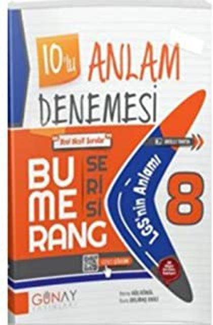 8. Sınıf LGS Bumerang 10 Lu Anlam Denemeleri