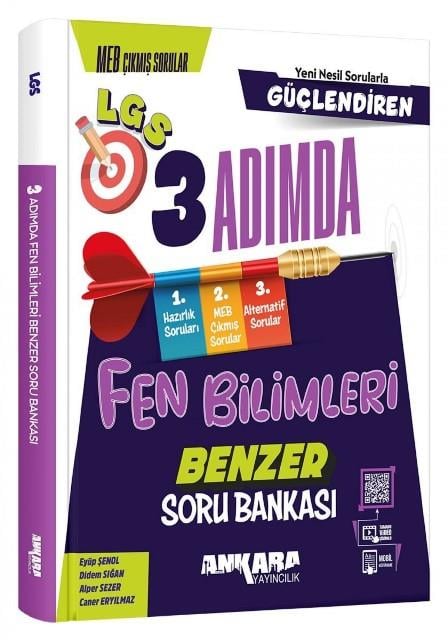 8. Sınıf LGS Fen Bilimleri Güçlendiren 3 Adımda Benzer Soru Bankası