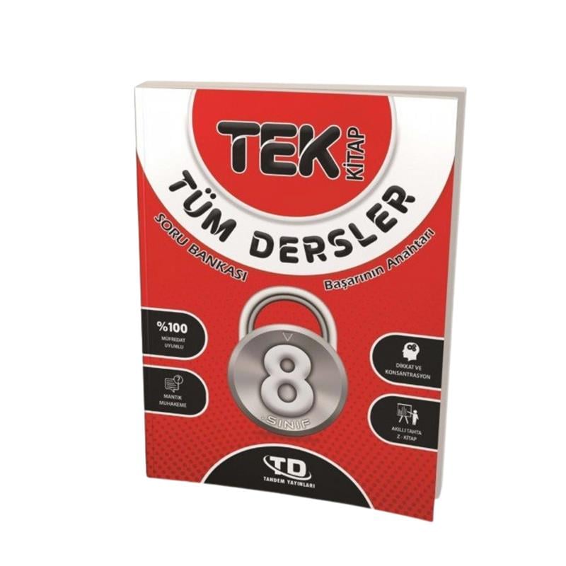 8. Sınıf LGS Tüm Dersler TEK Kitap Soru Bankası