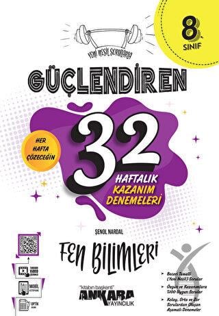 8. Sınıf LGS Fen Bilimleri Güçlendiren 32 Haftalık Kazanım Denemeleri