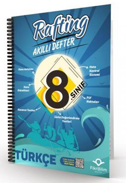 8. Sınıf LGS Türkçe Rafting Akıllı Defter 
