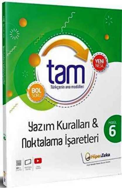 8. Sınıf LGS TAM Türkçe 6 - Yazım Kuralları ve Noktalama İşaretleri