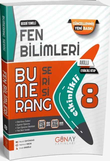 8. Sınıf LGS Fen Bilimleri Bumerang Akıllı Etkinlikli Defter 2026