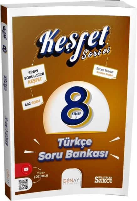 8. Sınıf LGS Türkçe Soru Bankası Keşfet Serisi 