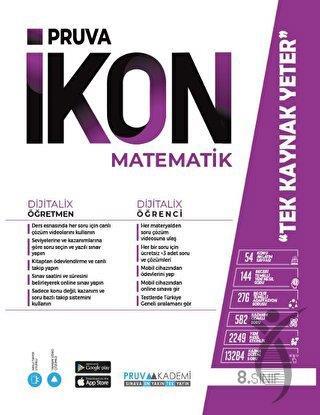 8. Sınıf İkon Matematik Konu Anlatım Kitabı Pruva Akademi