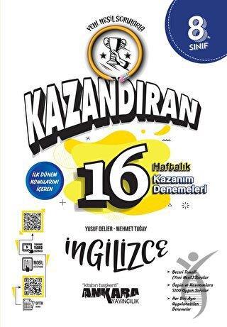 8. Sınıf LGS İngilizce Kazandıran 16 Haftalık Kazanım Denemeleri