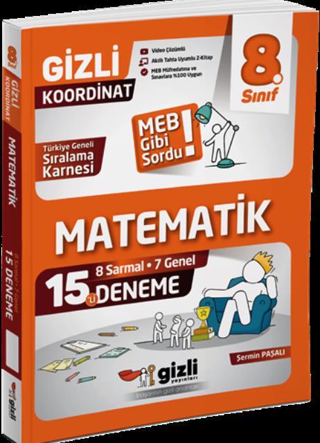 8. Sınıf LGS Matematik 15' li Deneme Meb Gibi Sordu Serisi