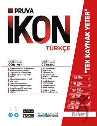 8. Sınıf İkon Türkçe Konu Anlatım Kitabı Pruva Akademi
