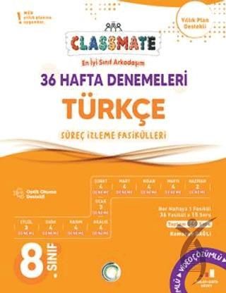 8. Sınıf Türkçe Classmate 36 Hafta Denemeleri