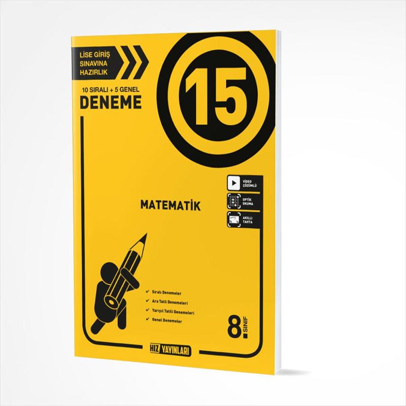 8. Sınıf LGS Matematik 15 Deneme