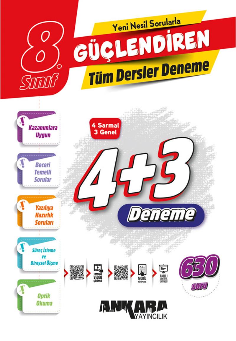 8. Sınıf LGS Güçlendiren Tüm Dersler Denemeler