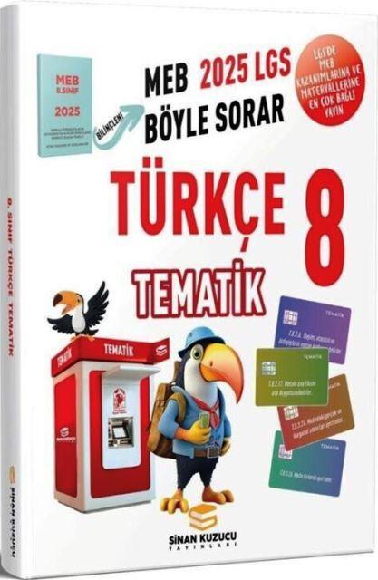 8. Sınıf LGS Türkçe Tematik Soru Bankası 2025