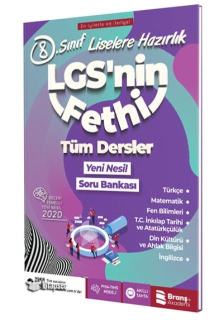 8. Sınıf LGS nin Fethi Beceri Temelli Tüm Dersler Yeni Nesil Soru Bankası