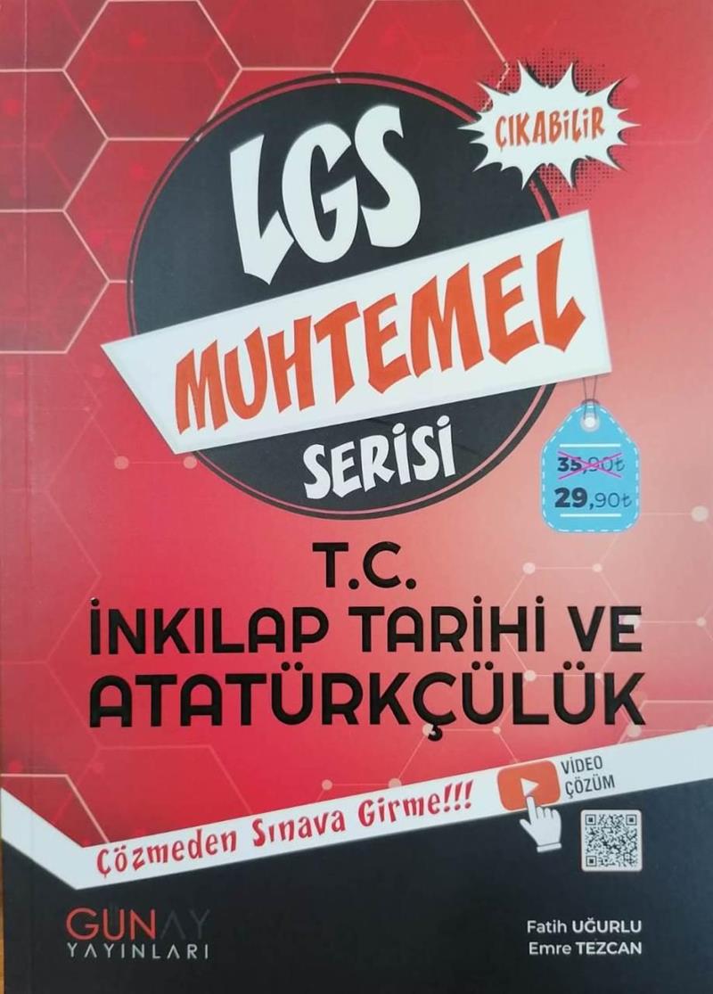 8. Sınıf LGS Çıkabilir Muhtemel İnkılap Tarihi Soru Bankası