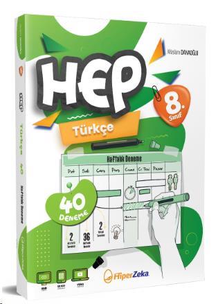 8. Sınıf Haftalık HEP Türkçe 40 Deneme 2025
