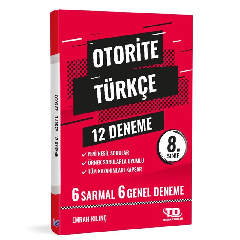 8.Sınıf Türkçe Otorite 12 Deneme
