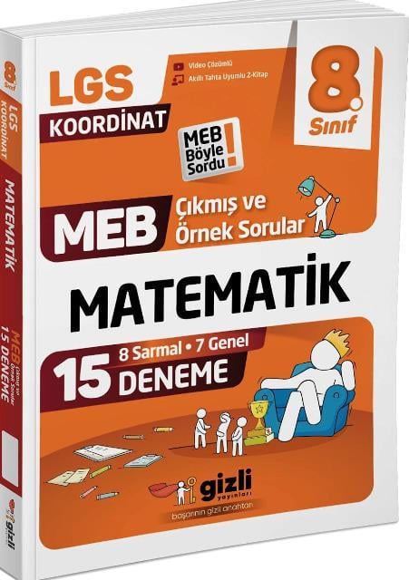 8. Sınıf LGS Matematik  MEB Çıkmış ve Örnek Sorular 15'li Deneme