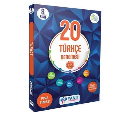 8.Sınıf LGS Türkçe 20 Çözümlü Föy Deneme Yanıt Yayınları