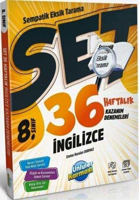 8. Sınıf LGS İngilizce SET 36 Haftalık Kazanım Denemeleri
