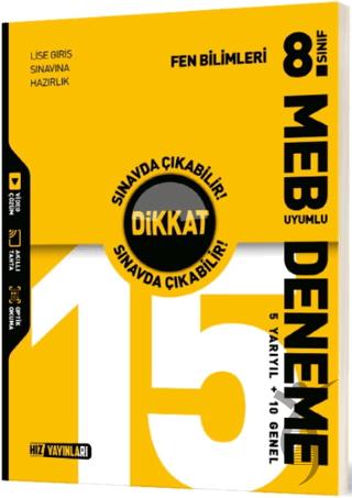 8. Sınıf Fen Bilimleri 15 Deneme