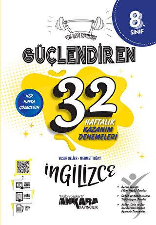 8. Sınıf LGS İngilizce Güçlendiren 32 Haftalık Kazanım Denemeleri 