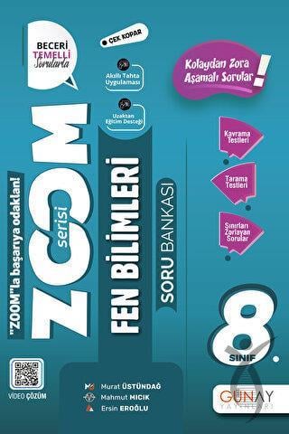 8. Sınıf LGS Fen Bilimleri Zoom Soru Bankası