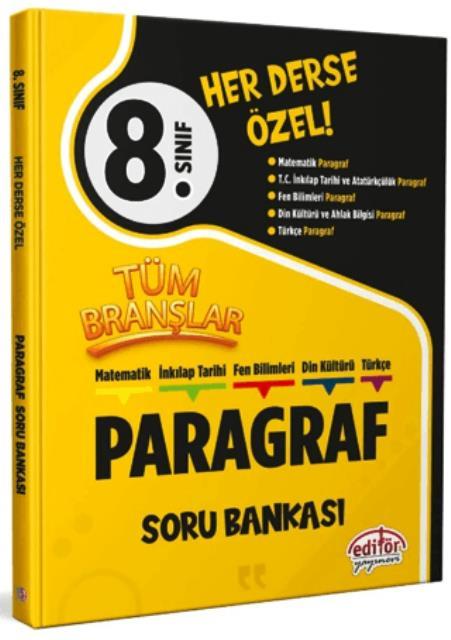 8. Sınıf LGS Tüm Branşlar Paragraf Soru Bankası