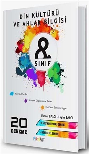 8. Sınıf Din Kültürü ve Ahlak Bilgisi 20 Deneme 