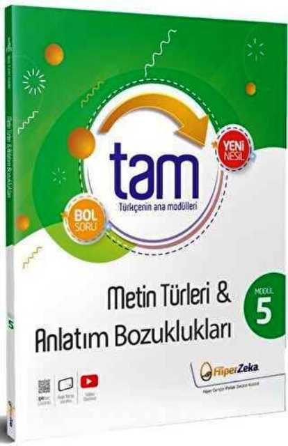 8. Sınıf LGS TAM Türkçe 5 - Metin Türleri ve Anlatım Bozuklukları