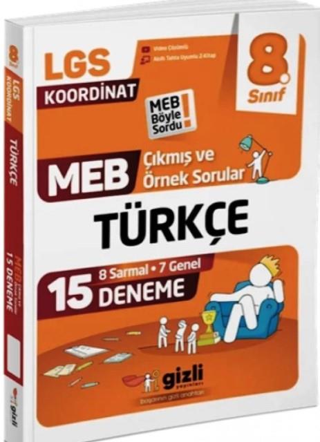 8. Sınıf LGS Türkçe  Meb Çıkmış ve Örnek Sorular Türkçe 15'li Deneme