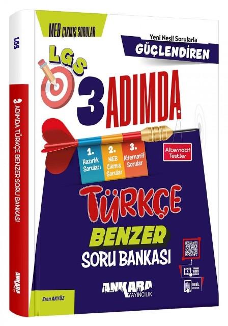 8. Sınıf LGS Türkçe Güçlendiren 3 Adımda Benzer Soru Bankası