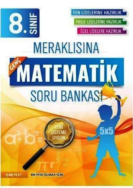 8. Sınıf Meraklısına Kırmızı Genç Matematik Soru Bankası