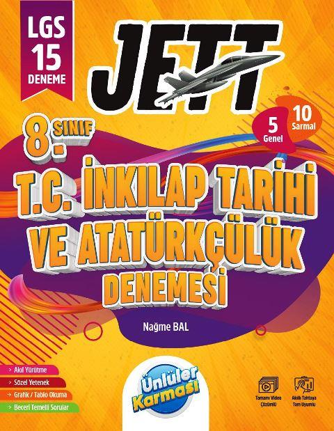 8. Sınıf LGS Jett T.C. İnkılap Tarihi ve Atatürkçülük 15 Deneme