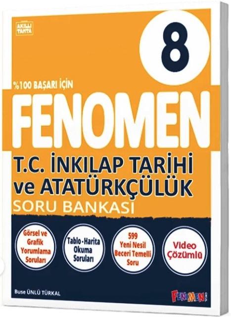 8. Sınıf LGS T.C. İnkılap Tarihi ve Atatürkçülük Fenomen Soru Bankası