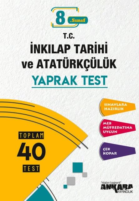 8. Sınıf LGS T.C. İnkılap Tarihi 40 Yaprak Test 