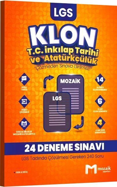 8. Sınıf LGS T.C. İnkılap Tarihi ve Atatürkçülük Klon 24 Deneme
