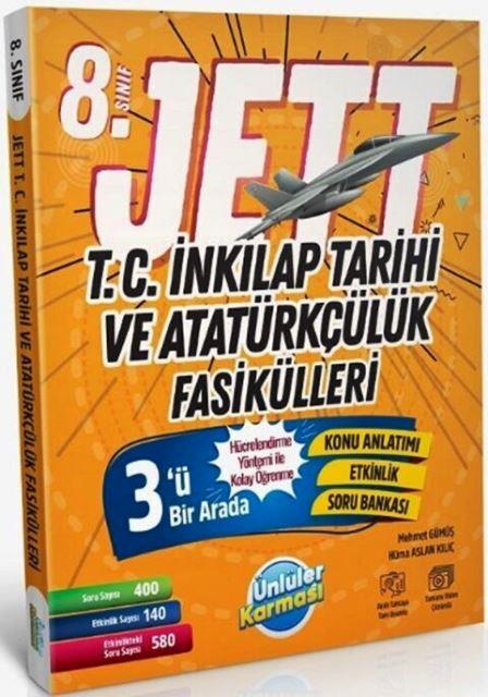 8. Sınıf LGS T.C. İnkılap Tarihi ve Atatürkçülük JETT Soru Fasikülleri