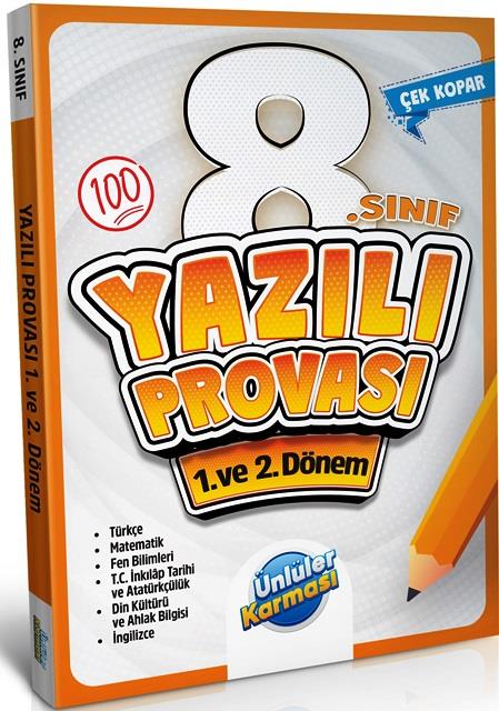 8. Sınıf LGS Yazılı Provası 1. ve 2. Dönem