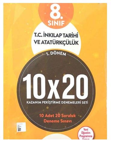 8. Sınıf T.C İnkılap Tarihi 10x20 Denemeleri Seti