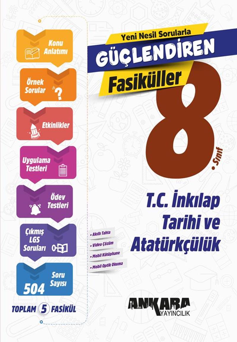 8. Sınıf T.C. İnkılap Tarihi ve Atatürkçülük Güçlendiren Fasiküller