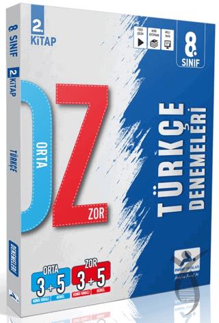 8. Sınıf Türkçe Orta Zor Branş Deneme - 2. Kitap