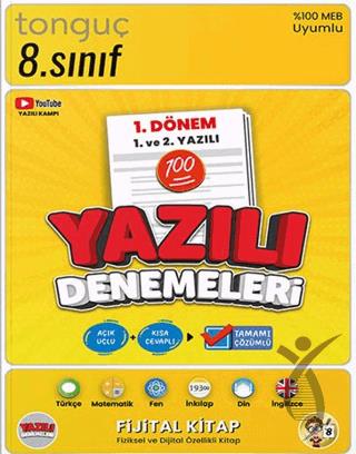 8. Sınıf Yazılı Denemeleri 1. Dönem 1 ve 2. Yazılı