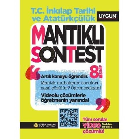 8.Sınıf T.C.İnkılap Tarihi ve Atatürkçülük Mantıklı Sontest