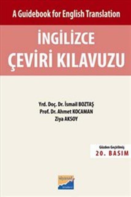 A Guidebook For English Translation İngilizce Çeviri Kılavuzu - Cevap Anahtarı