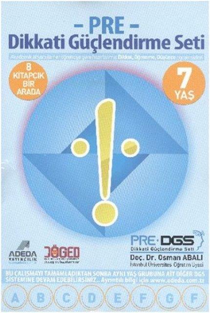Adeda - PRE Dikkati Güçlendirme Seti 1.Sınıf 7 Yaş